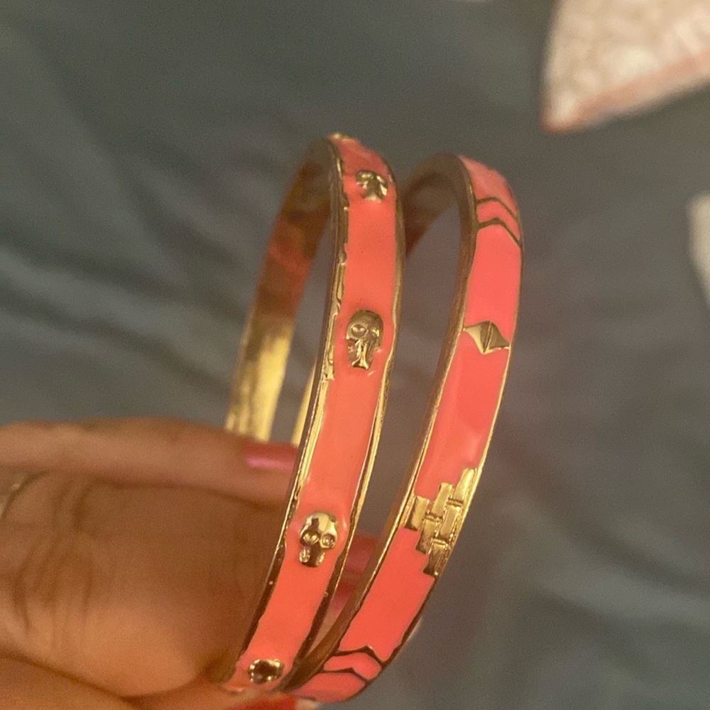 Pink bangles